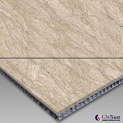 Shampoo Beige-Aluminum Honeycomb Laminated Pane